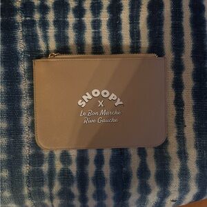 Snoopy x Le Bon Marché Tan Clutch